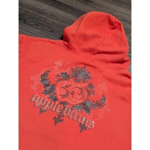 Apple Bottoms‎ Hoodie Full Zip Graphic Print Sequins Women's Sz 3X